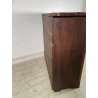 ANTICA CREDENZA 2 ANTE LEGNO NOCE INCARTATA EPOCA '800 MOBILE TV RIPIANO STIPO