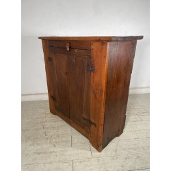 ANTICA CREDENZA 2 ANTE LEGNO NOCE INCARTATA EPOCA '800 MOBILE TV RIPIANO STIPO
