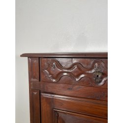 ANTICA CREDENZA BAROCCA LEGNO NOCE EPOCA '700 ANTA CASSETTO MOBILE RIPIANO STIPO