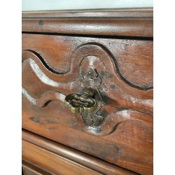 ANTICA CREDENZA BAROCCA LEGNO NOCE EPOCA '700 ANTA CASSETTO MOBILE RIPIANO STIPO