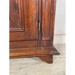 ANTICA CREDENZA BAROCCA LEGNO NOCE EPOCA '700 ANTA CASSETTO MOBILE RIPIANO STIPO