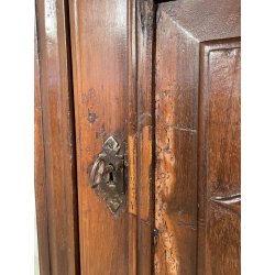 ANTICA CREDENZA BAROCCA LEGNO NOCE EPOCA '700 ANTA CASSETTO MOBILE RIPIANO STIPO