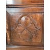 ANTICA CREDENZA BAROCCA LEGNO NOCE EPOCA '700 ANTA CASSETTO MOBILE RIPIANO STIPO