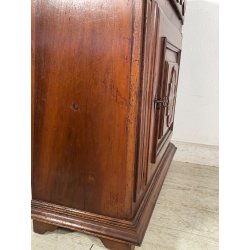 ANTICA CREDENZA BAROCCA LEGNO NOCE EPOCA '700 ANTA CASSETTO MOBILE RIPIANO STIPO