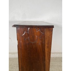 ANTICA CREDENZA BAROCCA LEGNO NOCE EPOCA '700 ANTA CASSETTO MOBILE RIPIANO STIPO