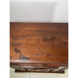 ANTICA CREDENZA BAROCCA LEGNO NOCE EPOCA '700 ANTA CASSETTO MOBILE RIPIANO STIPO
