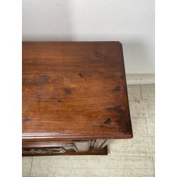 ANTICA CREDENZA BAROCCA LEGNO NOCE EPOCA '700 ANTA CASSETTO MOBILE RIPIANO STIPO