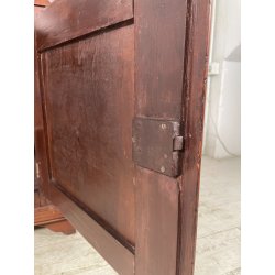 ANTICA CREDENZA BAROCCA LEGNO NOCE EPOCA '700 ANTA CASSETTO MOBILE RIPIANO STIPO