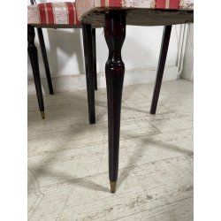 SET 6 SEDIE TAVOLO PRANZO DESIGN VINTAGE ATTR. PAOLO BUFFA CHIAVARINE ANNI 50