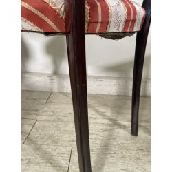 SET 6 SEDIE TAVOLO PRANZO DESIGN VINTAGE ATTR. PAOLO BUFFA CHIAVARINE ANNI 50