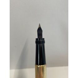 FENDOGRAPH Antica Penna Stilografica RETRATTILE Safety ORO 18kr OLD FOUNTAIN PEN