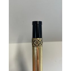FENDOGRAPH Antica Penna Stilografica RETRATTILE Safety ORO 18kr OLD FOUNTAIN PEN