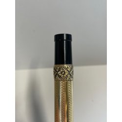 FENDOGRAPH Antica Penna Stilografica RETRATTILE Safety ORO 18kr OLD FOUNTAIN PEN