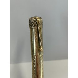 FENDOGRAPH Antica Penna Stilografica RETRATTILE Safety ORO 18kr OLD FOUNTAIN PEN