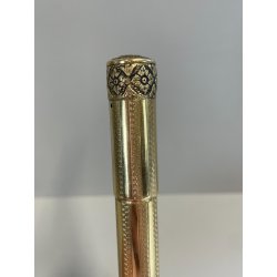FENDOGRAPH Antica Penna Stilografica RETRATTILE Safety ORO 18kr OLD FOUNTAIN PEN