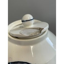 SERVIZIO DA TE CERAMICA ITALIANA SCI LAVENO LATTIERA ZUCCHERIERA TEIERA DECORO