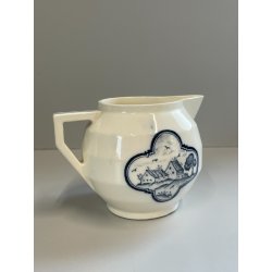 SERVIZIO DA TE CERAMICA ITALIANA SCI LAVENO LATTIERA ZUCCHERIERA TEIERA DECORO