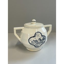 SERVIZIO DA TE CERAMICA ITALIANA SCI LAVENO LATTIERA ZUCCHERIERA TEIERA DECORO