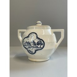 SERVIZIO DA TE CERAMICA ITALIANA SCI LAVENO LATTIERA ZUCCHERIERA TEIERA DECORO