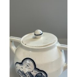 SERVIZIO DA TE CERAMICA ITALIANA SCI LAVENO LATTIERA ZUCCHERIERA TEIERA DECORO