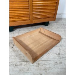 ANTICO SCHEDARIO VINTAGE UFFICIO ANNI 50 CASSETTIERA SERRANDA ARCHIVIO STIPO