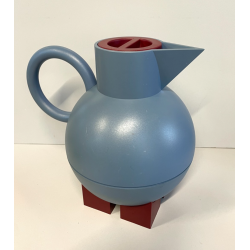 TERMOS ALESSI VINTAGE EUCLID MICHAEL GRAVES ANNI 90 BROCCA AZZURRO BORDEAUX 1L