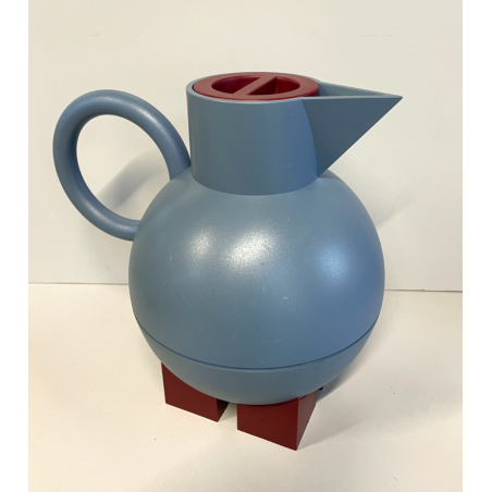 TERMOS ALESSI VINTAGE EUCLID MICHAEL GRAVES ANNI 90 BROCCA AZZURRO BORDEAUX 1L