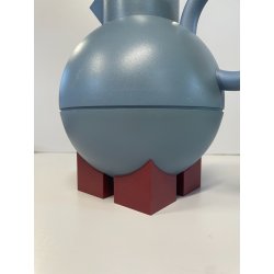 TERMOS ALESSI VINTAGE EUCLID MICHAEL GRAVES ANNI 90 BROCCA AZZURRO BORDEAUX 1L