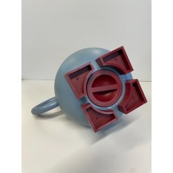 TERMOS ALESSI VINTAGE EUCLID MICHAEL GRAVES ANNI 90 BROCCA AZZURRO BORDEAUX 1L