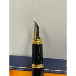 PENNA STILOGRAFICA WATERMAN LE MAN 100 NERA FOUNTAIN PEN BLACK ORO 18K SCATOLA