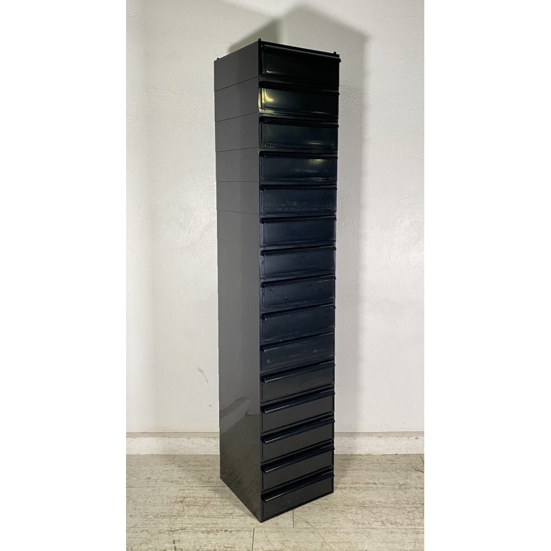 SET 15 MODULI CASSETTIERA Kartell ANNI 70 Simon Fussel MOD. 4602 ABS SCARPIERA