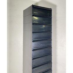 SET 15 MODULI CASSETTIERA Kartell ANNI 70 Simon Fussel MOD. 4602 ABS SCARPIERA