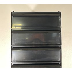 SET 15 MODULI CASSETTIERA Kartell ANNI 70 Simon Fussel MOD. 4602 ABS SCARPIERA