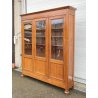 ANTICA LIBRERIA VETRINA LEGNO ABETE 3 ANTE CREDENZA PRIMI 1900 ARMADIO