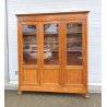 ANTICA LIBRERIA VETRINA LEGNO ABETE 3 ANTE CREDENZA PRIMI 1900 ARMADIO