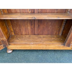 ANTICA LIBRERIA VETRINA LEGNO ABETE 3 ANTE CREDENZA PRIMI 1900 ARMADIO