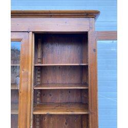 ANTICA LIBRERIA VETRINA LEGNO ABETE 3 ANTE CREDENZA PRIMI 1900 ARMADIO