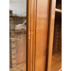 ANTICA LIBRERIA VETRINA LEGNO ABETE 3 ANTE CREDENZA PRIMI 1900 ARMADIO