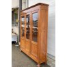 ANTICA LIBRERIA VETRINA LEGNO ABETE 3 ANTE CREDENZA PRIMI 1900 ARMADIO
