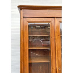 ANTICA LIBRERIA VETRINA LEGNO ABETE 3 ANTE CREDENZA PRIMI 1900 ARMADIO