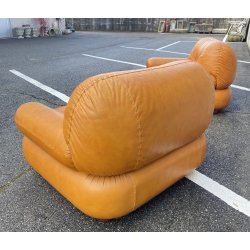 COPPIA POLTRONA DESIGN Mobil Girgi MOD. Sapporo SOFA ARMCHAIR ANNI 70