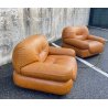 COPPIA POLTRONA DESIGN Mobil Girgi MOD. Sapporo SOFA ARMCHAIR ANNI 70