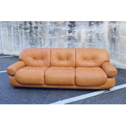 DIVANO 3 POSTI DESIGN Mobil Girgi MOD. Sapporo SOFA ARMCHAIR ANNI 70