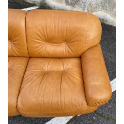 DIVANO 3 POSTI DESIGN Mobil Girgi MOD. Sapporo SOFA ARMCHAIR ANNI 70