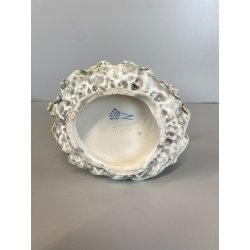 FIGURA VECCHIO ORTOLANO PORCELLANA Capodimonte SMALTO POLICROMO DANNI 26 m/h '50