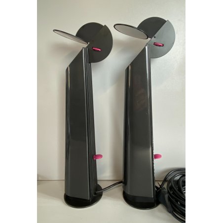 COPPIA LAMPADA TAVOLO "Gibigiana" DESIGN A. Castiglioni PER FLOS VINTAGE '80