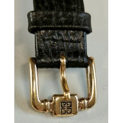 GIVENCHY Life OROLOGIO POLSO DORATO quartz UOMO Vintage Wrist Watch MONTRE data