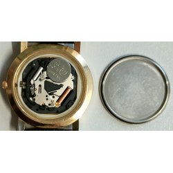 GIVENCHY Life OROLOGIO POLSO DORATO quartz UOMO Vintage Wrist Watch MONTRE data