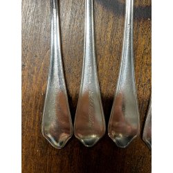 BROGGI Krupp antico servizio POSATE 38pz MANICO TRILOBATO pubblicitarie alberghi