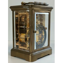 ANTICO OROLOGIO 8 giorni OFFICIER Matthew Norman Fasi Lunari Sveglia Calendario